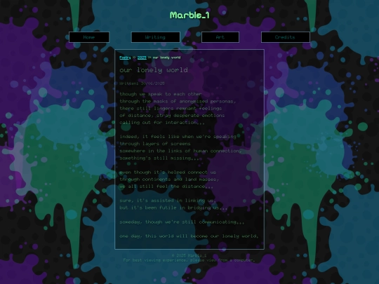 writing/poetry/2025/ourlonelyworld screenshot