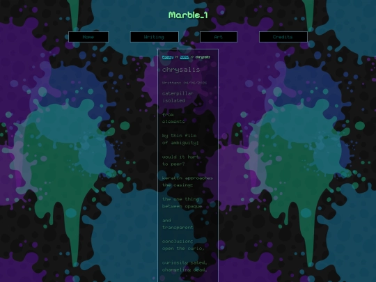 writing/poetry/2026/chrysalis screenshot
