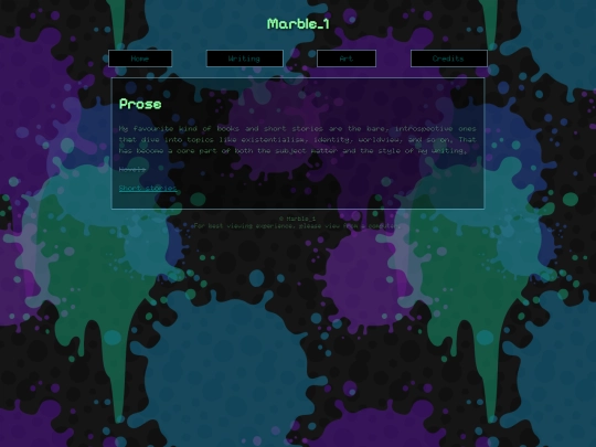 writing/prose screenshot