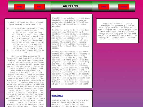writingpage screenshot