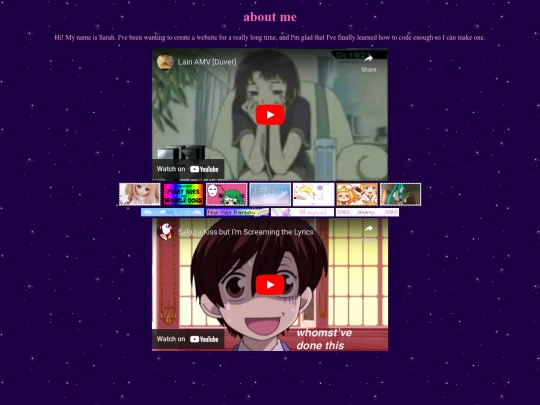 aboutme screenshot
