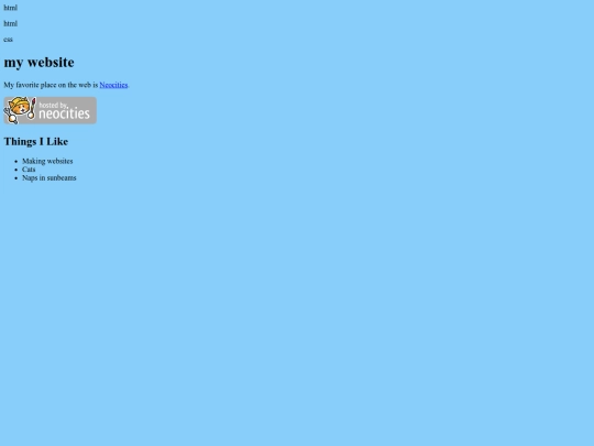 index screenshot
