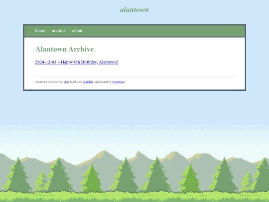 archive screenshot