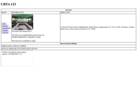 carreras screenshot