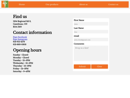 contact-us screenshot