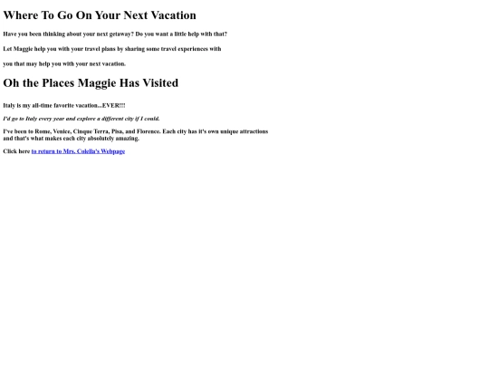 news/Vacations screenshot