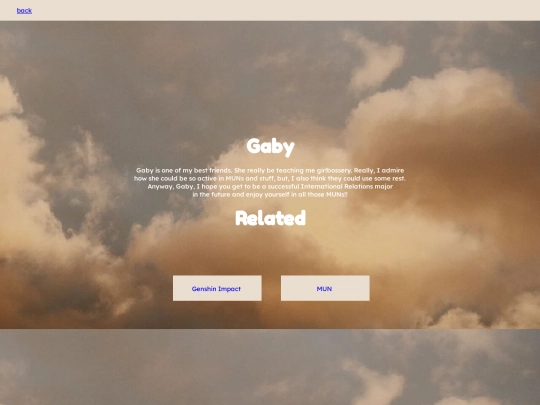 info-gaby screenshot