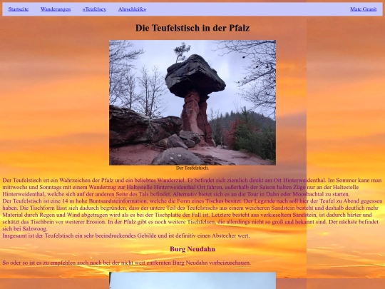 Teufelstisch screenshot