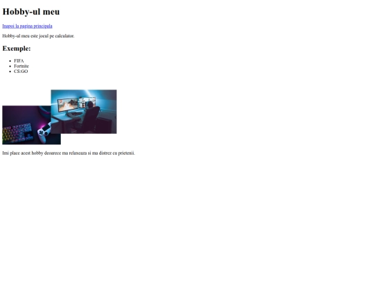 hobby screenshot