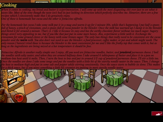 Cooking screenshot