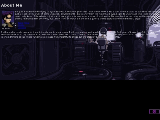 aboutme screenshot