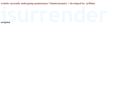 isurrender_files/isurrender screenshot
