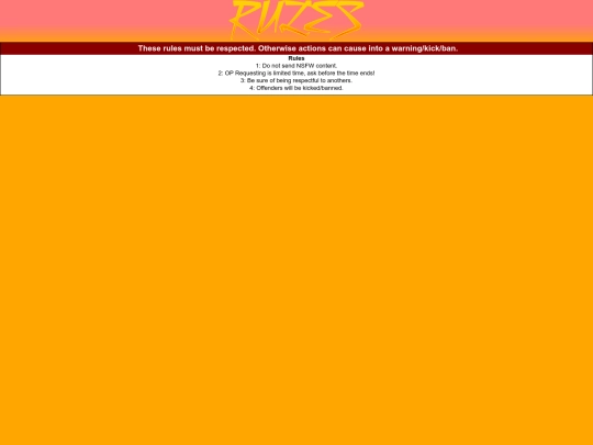 irc/rules screenshot