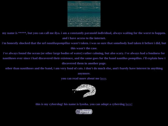 pages/aboutme screenshot