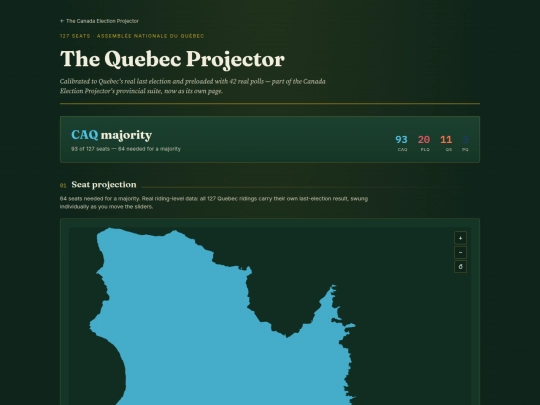 qc-provincial-projector screenshot