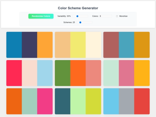 ColorSchemer2 screenshot