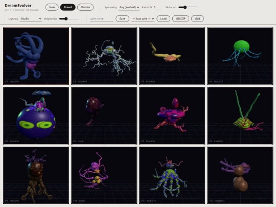 DreamEvolver screenshot