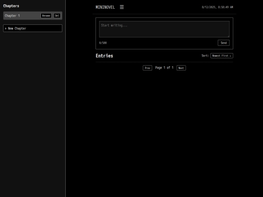 Mininovel screenshot