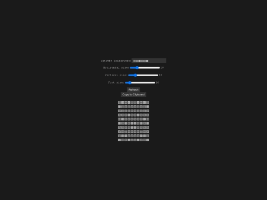 PatternGen screenshot