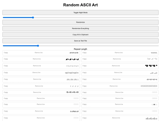 RandomAsciiGenerator_Mobile screenshot