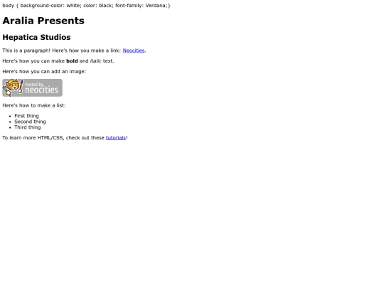 index screenshot
