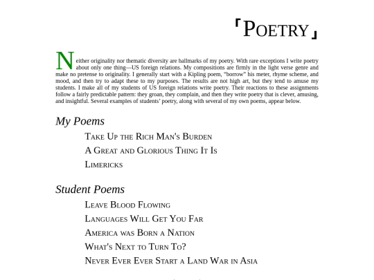 poetry screenshot