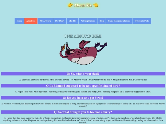 aboutme screenshot