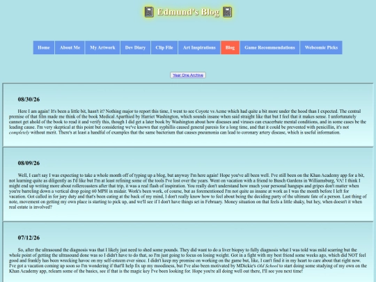 blog screenshot