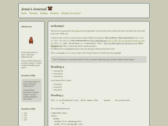 index screenshot