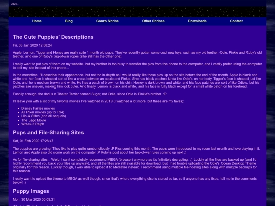 blog/ocean/2020 screenshot