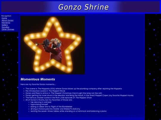 gonzo/favorite_moments screenshot