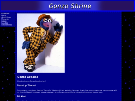 gonzo/goodies screenshot