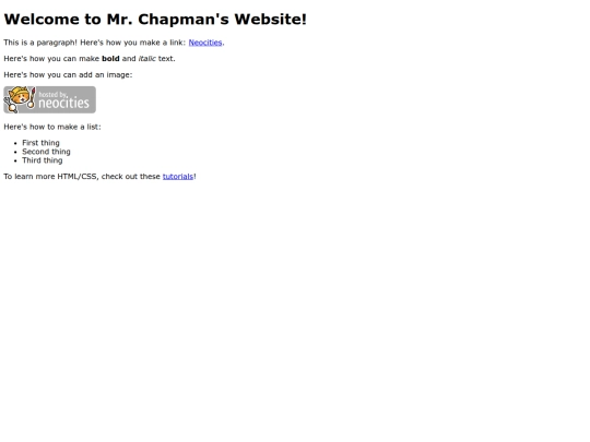 index screenshot