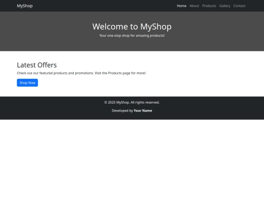 E-commerce screenshot