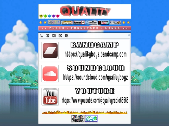 links screenshot