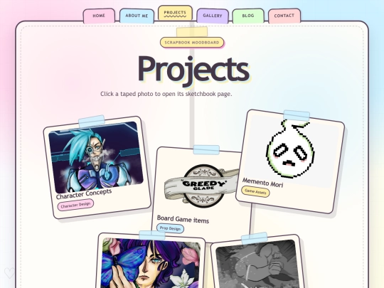 projects screenshot