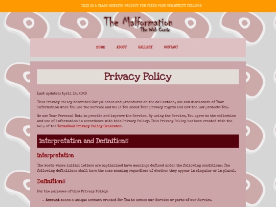 privacy-policy screenshot