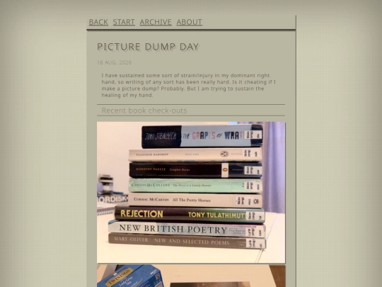 blog/posts/2026-08-16-Picture-dump-day screenshot