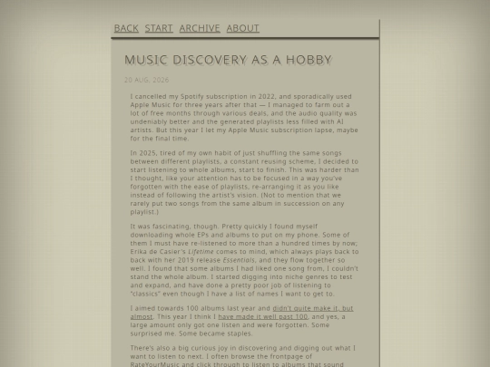 blog/posts/2026-08-20-Music-discovery-as-a-hobby screenshot