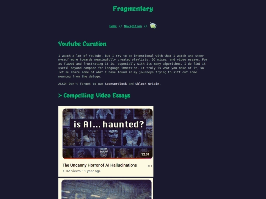 videos screenshot