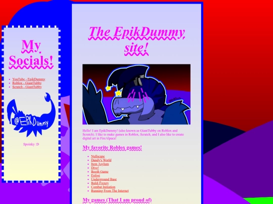 EpikDummyWebsite screenshot