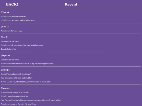 updates screenshot