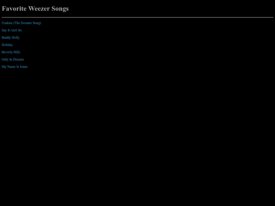 weezer screenshot