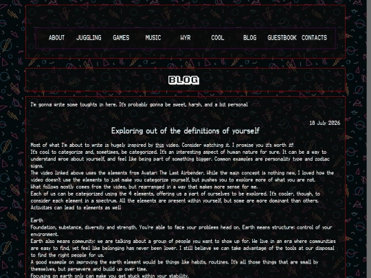 blog/page/3 screenshot