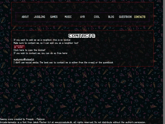 contact screenshot