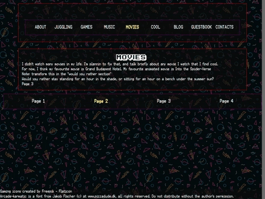 movies/page/2 screenshot