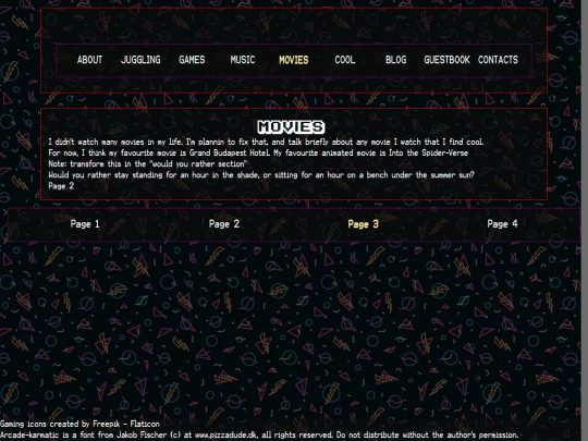 movies/page/3 screenshot