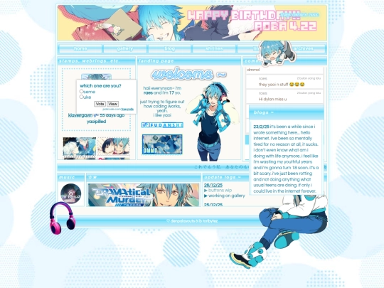 blog screenshot