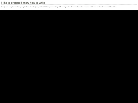 writing/home screenshot