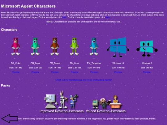 msagent screenshot